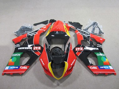 Purchase 2003-2004 Red Green Black Suzuki GSXR1000 Bike Fairing UK