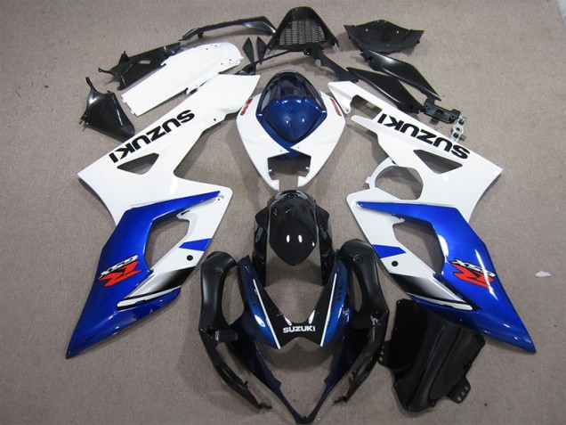 Purchase 2005-2006 White Blue Suzuki GSXR1000 Motorcylce Fairings UK