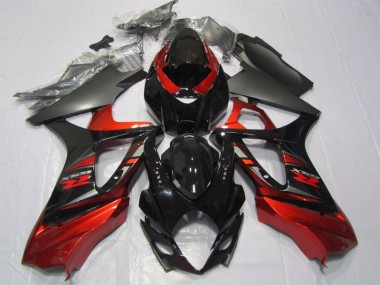 Purchase 2007-2008 Black Red Suzuki GSXR1000 Motorcycle Fairing Kit UK