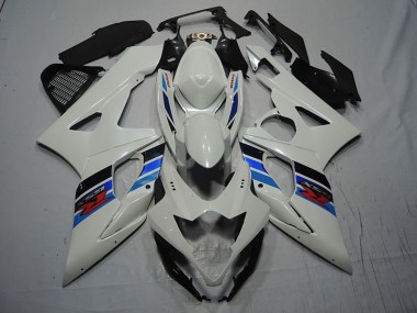 Purchase 2007-2008 White Blue Suzuki GSXR1000 Bike Fairings UK