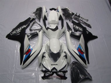 Purchase 2007-2008 White Black Suzuki GSXR1000 Motor Bike Fairings UK