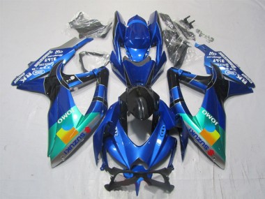 Purchase 2007-2008 Blue Black Green Jomo Suzuki GSXR1000 Motorcycle Bodywork UK