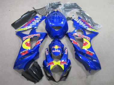 Purchase 2007-2008 Blue Red Bull Suzuki GSXR1000 Motorbike Fairing Kits UK