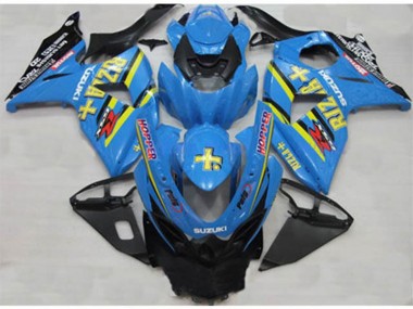 Purchase 2009-2016 Blue Rizla Hopper Suzuki GSXR1000 Bike Fairings UK