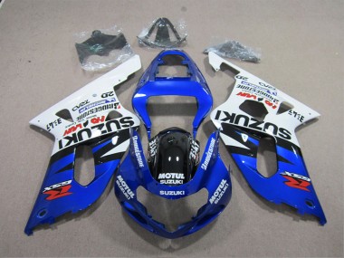 Purchase 2001-2003 Blue White Motul Suzuki GSXR600 Moto Fairings UK