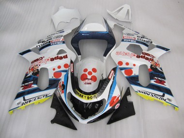 Purchase 2001-2003 White Blue Dark Dog Suzuki GSXR600 Bike Fairings UK