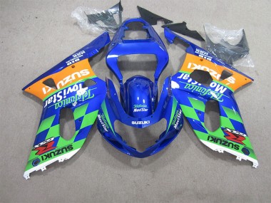 Purchase 2001-2003 Blue Green Telefumia Movistar Suzuki GSXR600 Motorcycle Bodywork UK