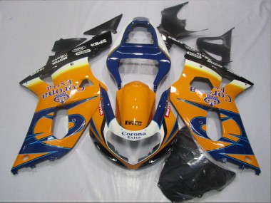 Purchase 2001-2003 Blue Orange Corona Extra Suzuki GSXR600 Bike Fairing UK