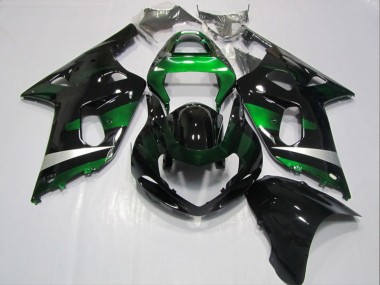 Purchase 2001-2003 Black Green Suzuki GSXR600 Bike Fairings UK