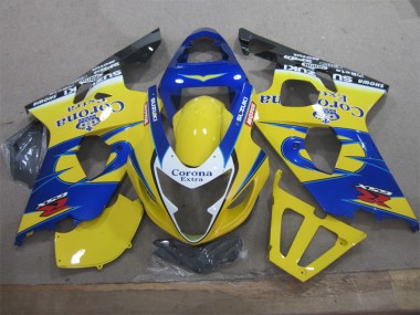 Purchase 2004-2005 Yellow Blue Corona Extra Suzuki GSXR600 Motorcycle Fairings UK