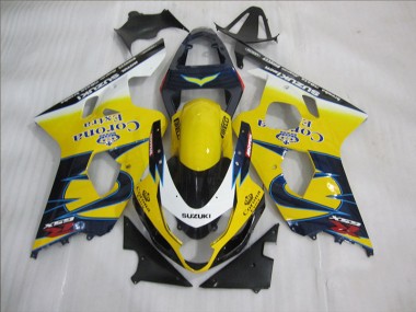 Purchase 2004-2005 Yellow Blue Corona Extra Suzuki GSXR600 Bike Fairing UK