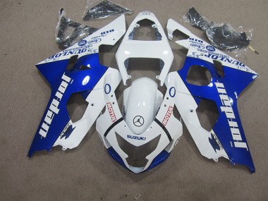 Purchase 2004-2005 White Blue Motul Suzuki GSXR600 Motorbike Fairing UK