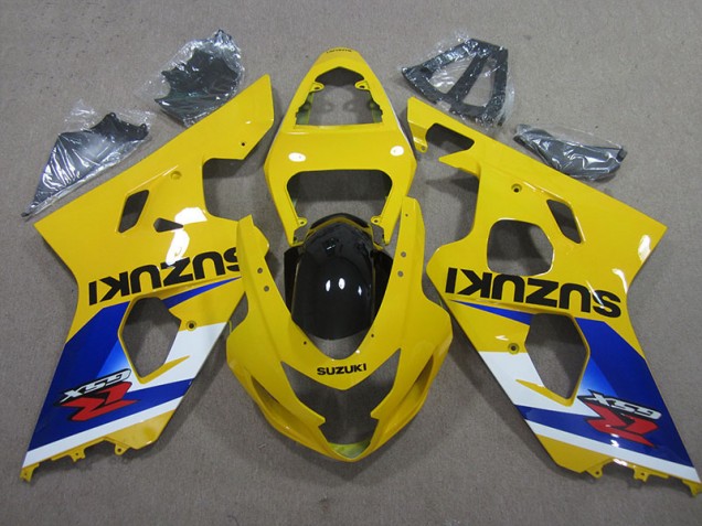 Purchase 2004-2005 Yellow Blue Suzuki GSXR600 Motor Bike Fairings UK