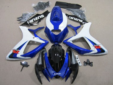 Purchase 2006-2007 Blue White Suzuki GSXR600 Motorbike Fairings UK