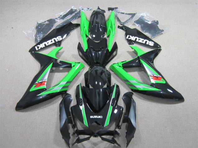 Purchase 2006-2007 Black Green Suzuki GSXR600 Bike Fairings UK