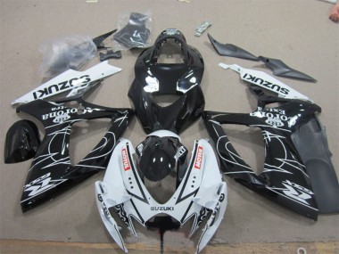 Purchase 2006-2007 Black White Corona Extra Motul Suzuki GSXR600 Motorcycle Fairings UK