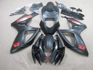 Purchase 2006-2007 Black Red Decal Suzuki GSXR600 Motorcycle Fairing UK