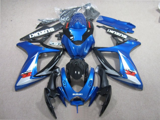 Purchase 2006-2007 Blue Black White Suzuki GSXR600 Motorcycle Fairing Kits UK