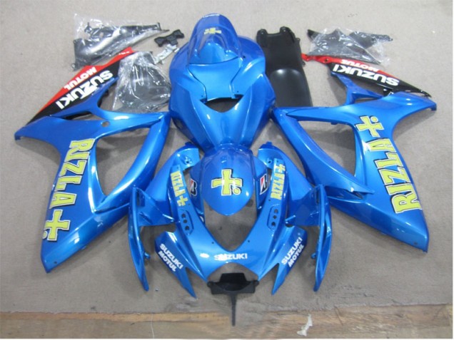 Purchase 2006-2007 Blue Yellow Rizla Suzuki GSXR600 Motorbike Fairing UK