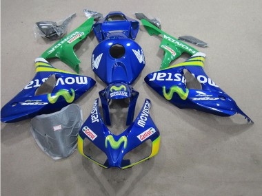 Purchase 2006-2007 Blue Movistar Castrol Suzuki GSXR600 Motorcycle Fairing Kit UK