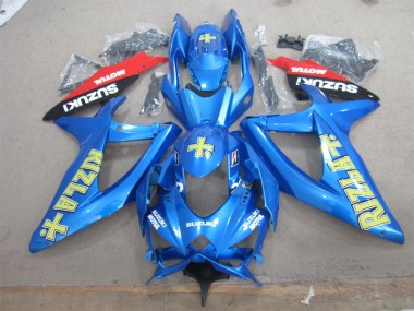 Purchase 2008-2010 Blue Yellow Rizla White Motul Suzuki GSXR600 Motorcycle Fairings UK