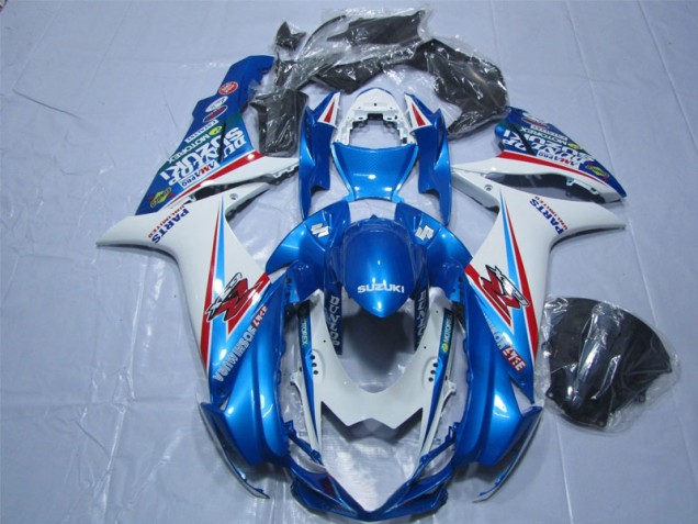 Purchase 2011-2024 Blue White Suzuki GSXR600 Replacement Motorcycle Fairings UK