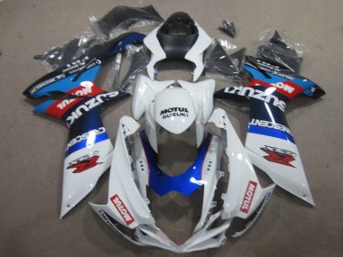 Purchase 2011-2024 White Blue Motul Suzuki GSXR600 Moto Fairings UK