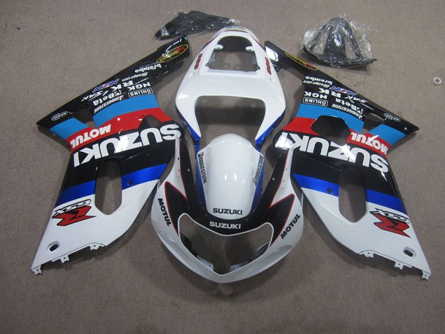 Purchase 2001-2003 White Blue Red Motul Suzuki GSXR750 Motorbike Fairing UK