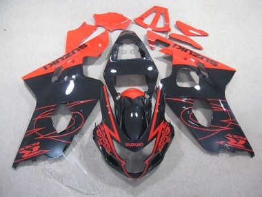 Purchase 2004-2005 Red Black Suzuki GSXR750 Motorcycle Fairings UK