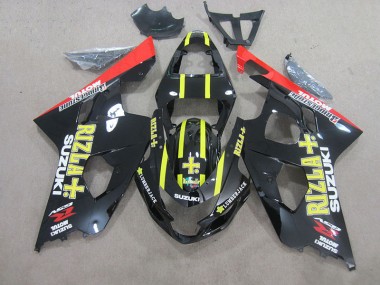 Purchase 2004-2005 Black Yellow Rizla Suzuki GSXR750 Bike Fairing UK