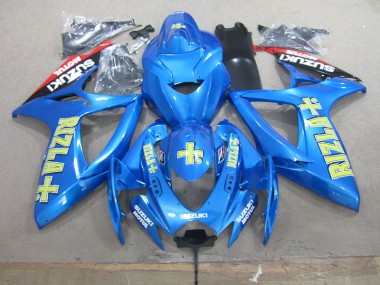 Purchase 2006-2007 Blue Yellow Rizla Suzuki GSXR750 Bike Fairings UK