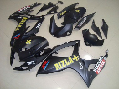 Purchase 2006-2007 Black Yellow Rizla Suzuki GSXR750 Motorbike Fairing Kits UK