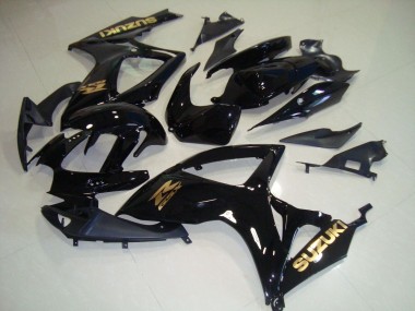 Purchase 2006-2007 Black Gold Decal Suzuki GSXR750 Motorcyle Fairings UK