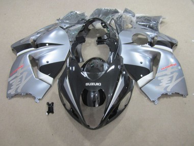 Purchase 1996-2007 Black Silver Suzuki GSXR1300 Hayabusa Motorcyle Fairings UK