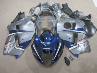 Purchase 1996-2007 Silver Blue Suzuki GSXR1300 Hayabusa Motorcylce Fairings UK