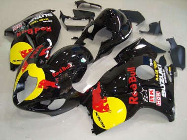 Purchase 1996-2007 Black Yellow Red Bull Suzuki GSXR1300 Hayabusa Motorcycle Fairing Kits UK