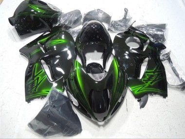 Purchase 1996-2007 Black Green Suzuki GSXR1300 Hayabusa Bike Fairing UK