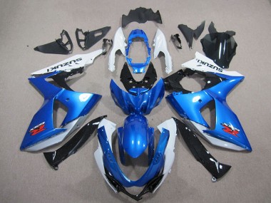 Purchase 2009-2016 Blue White Suzuki GSXR1000 Replacement Fairings UK