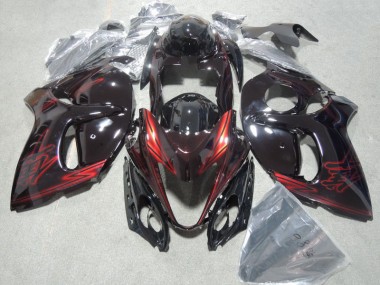 Purchase 2008-2019 Black Red Suzuki GSXR1300 Hayabusa Bike Fairings UK