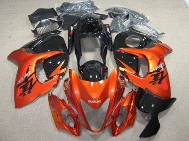 Purchase 2008-2019 Orange Black Suzuki GSXR1300 Hayabusa Motorcylce Fairings UK