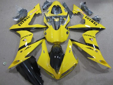 Purchase 2004-2006 Yellow Dunlop Yamaha YZF R1 Motorcycle Fairing Kits UK