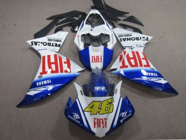 Purchase 2009-2011 Blue White Fiat 46 Yamaha YZF R1 Motorcyle Fairings UK