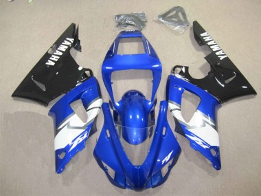 Purchase 2012-2014 Blue Black White Yamaha YZF R1 Motorcycle Fairings Kits UK