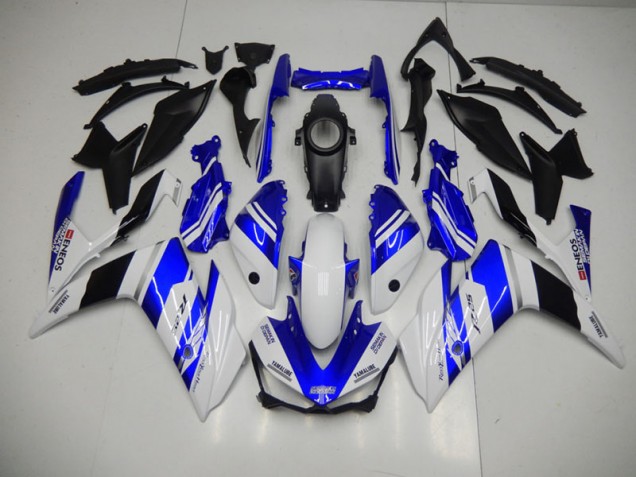 Purchase 2015-2022 Blue White Blue White ENEOS Yamaha YZF R3 Bike Fairings UK