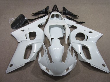 Purchase 1998-2002 White Yamaha YZF R6 Motorcycle Replacement Fairings UK