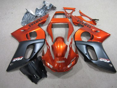 Purchase 1998-2002 Orange Black Yamaha YZF R6 Motorcyle Fairings UK