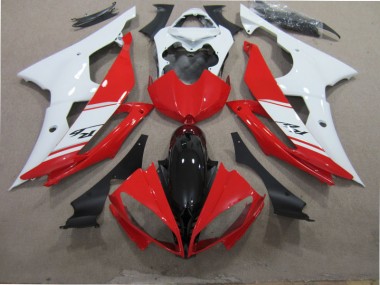 Purchase 2008-2016 Red White Black Yamaha YZF R6 Motorcycle Fairing Kit UK