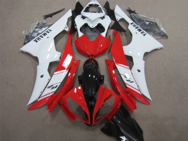 Purchase 2008-2016 Red White Black Decal Yamaha YZF R6 Bike Fairing UK