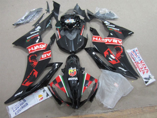 Purchase 2008-2016 Black White Motul Yamaha YZF R6 Motorbike Fairing UK