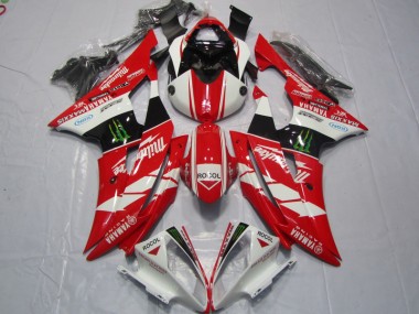 Purchase 2008-2016 Red White Rocol Yamaha YZF R6 Motorcycle Fairings Kits UK